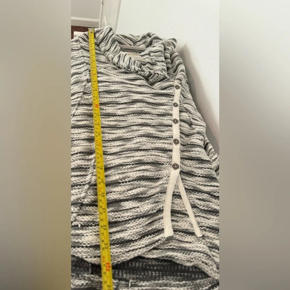 Anthropologie Saturday Sunday Sidewinder Asymmetrical Button Up Cardigan Size Sm - Picture 4 of 9